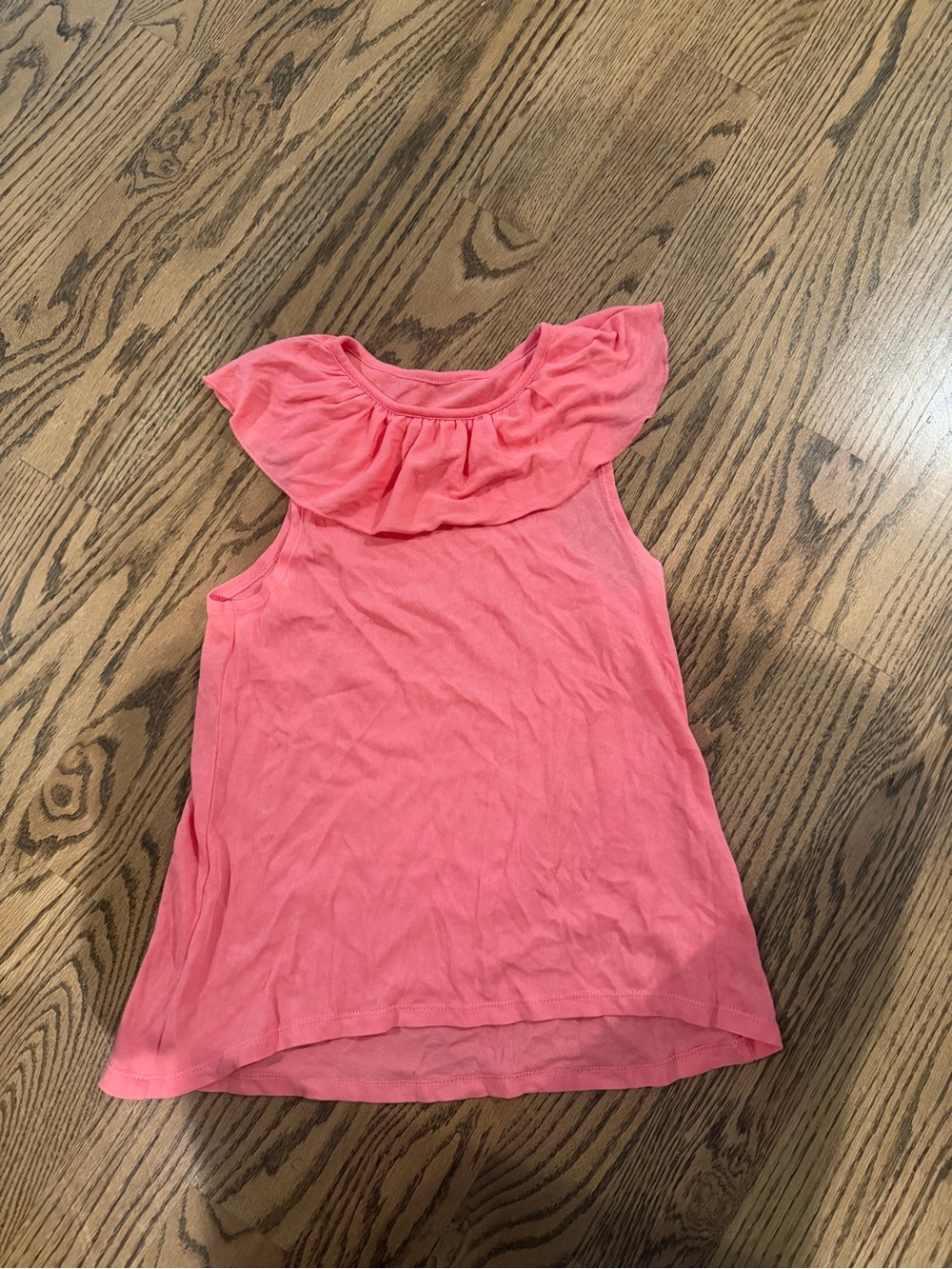 Chaser Girls Coral Ruffle Tank Top